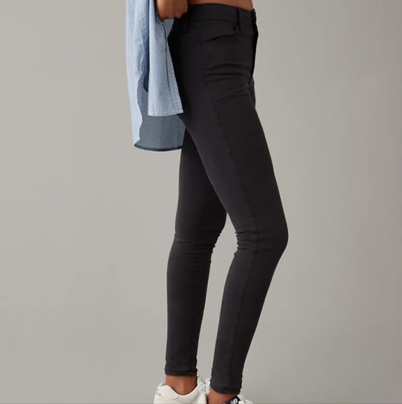 American Eagle high waisted jegging black super soft fit 00 short - Picture 2 of 5